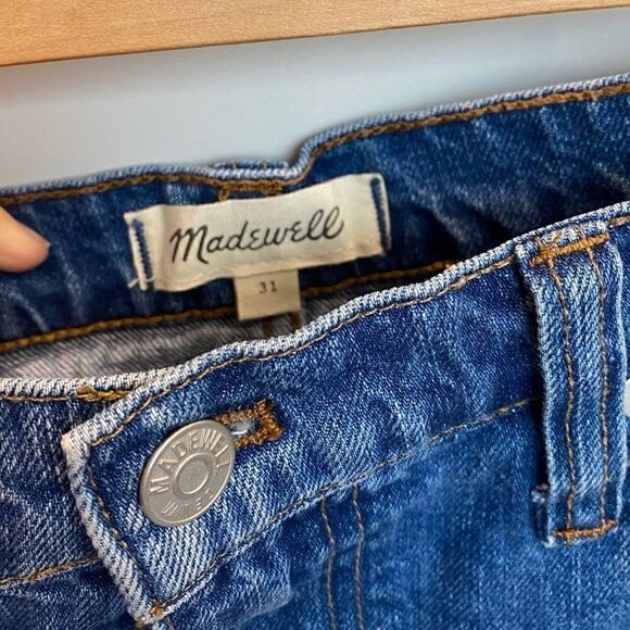 Madewell Rigid Denim A-Line Mini Skirt: Pieced Edition - Picture 7 of 11